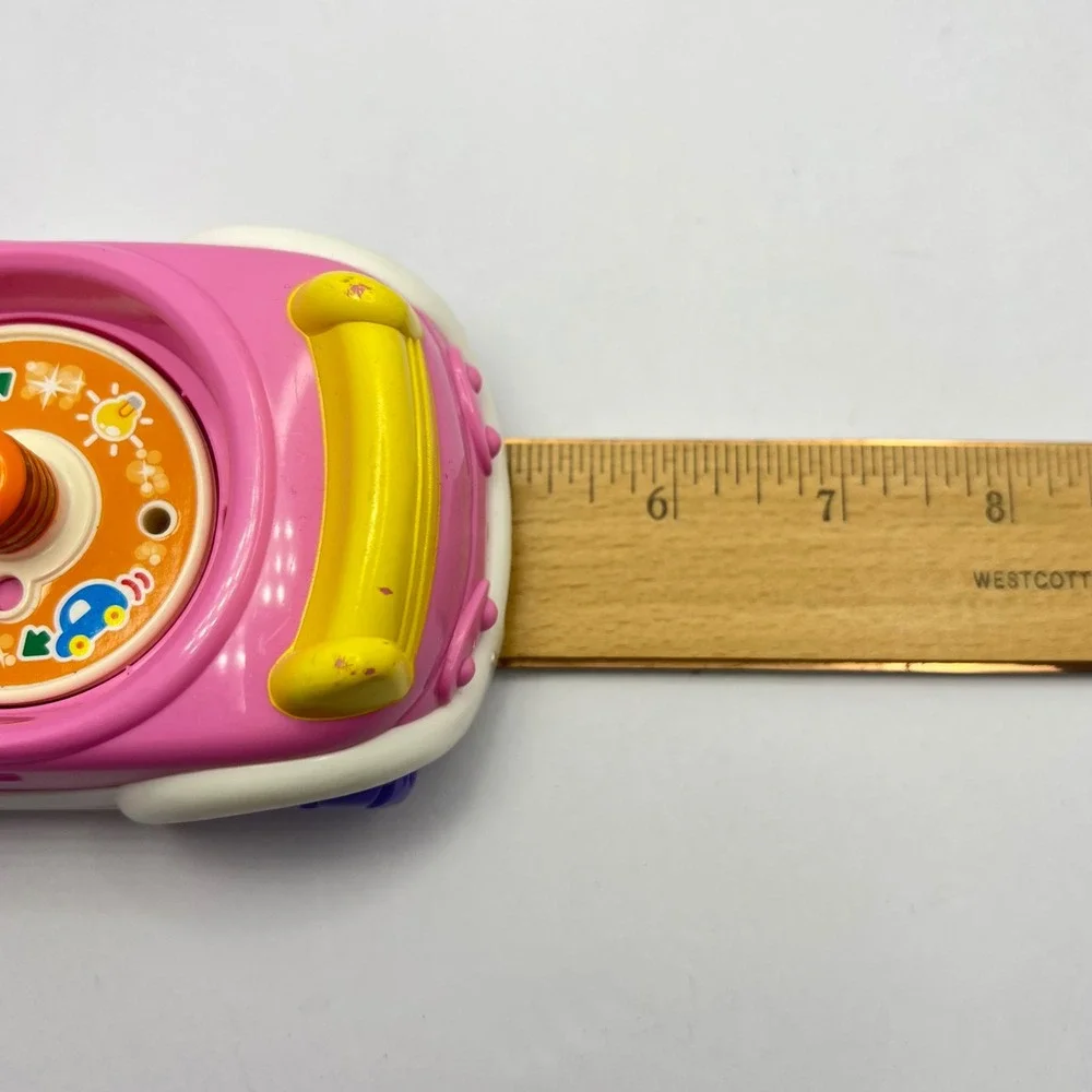VTech Pink Car and Purple Gas Pump Go Go Smart Friends Toy Set Vehicle Play